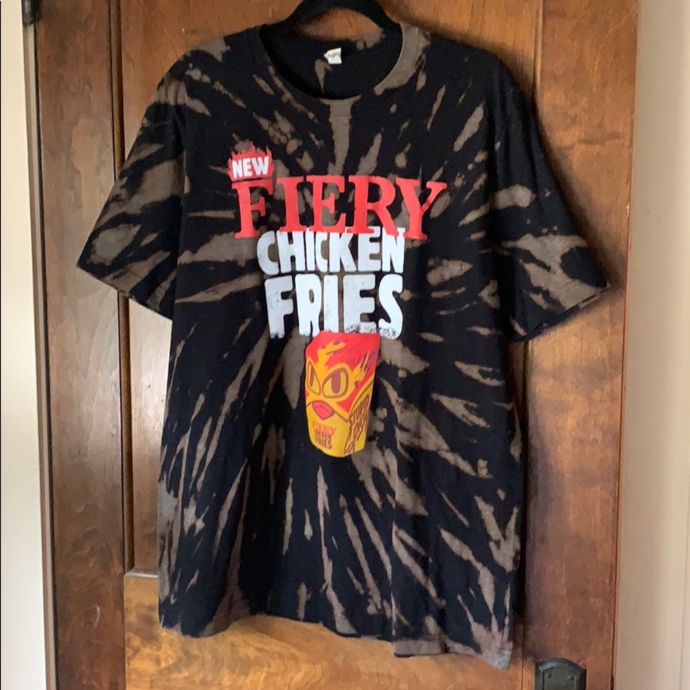 homemade tye dye burger king tee